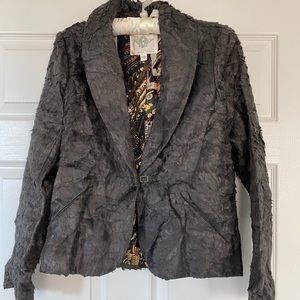 Burning Torch Grey Swan Blazer, size M